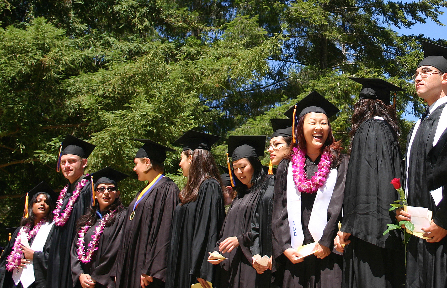 Image of Grads at the Quarry Amphitheater