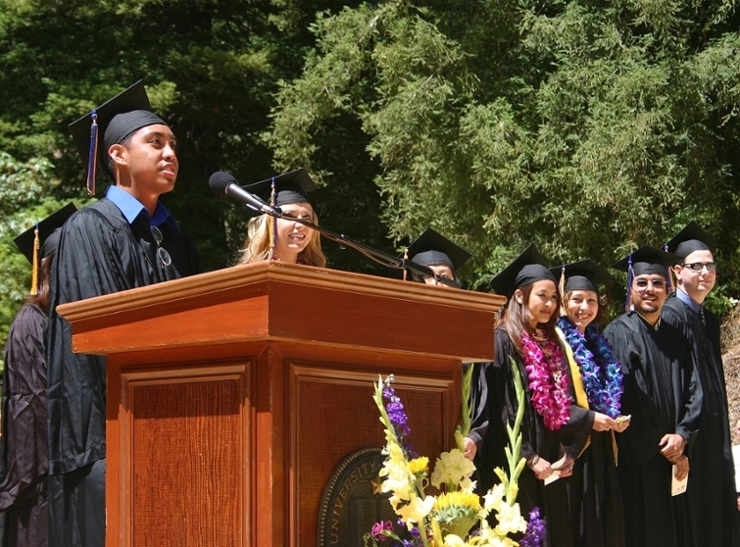 Image of Commencement at the UCSC Quarry Amphitheater